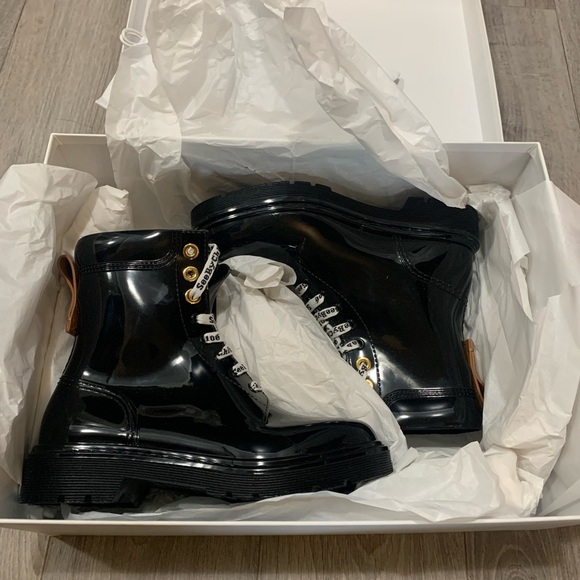 BNIB See By Chloe Florrie black rain boots size 36 - Picture 3 of 10